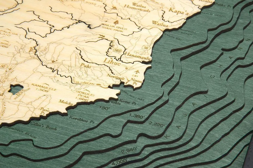 Kauai Wood Chart