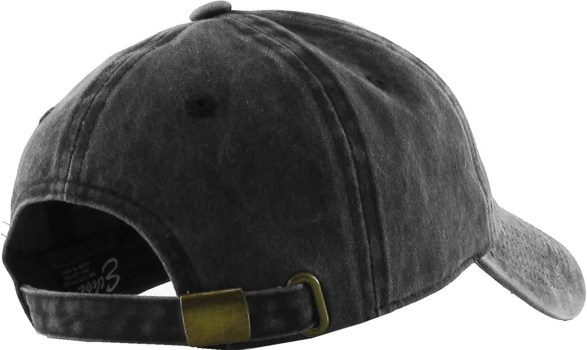 KBETHOS® Classic Cotton Adjustable Low Crown Cotton Baseball Cap