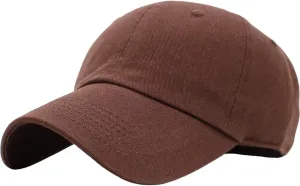 KBETHOS® Classic Cotton Adjustable Low Crown Cotton Baseball Cap