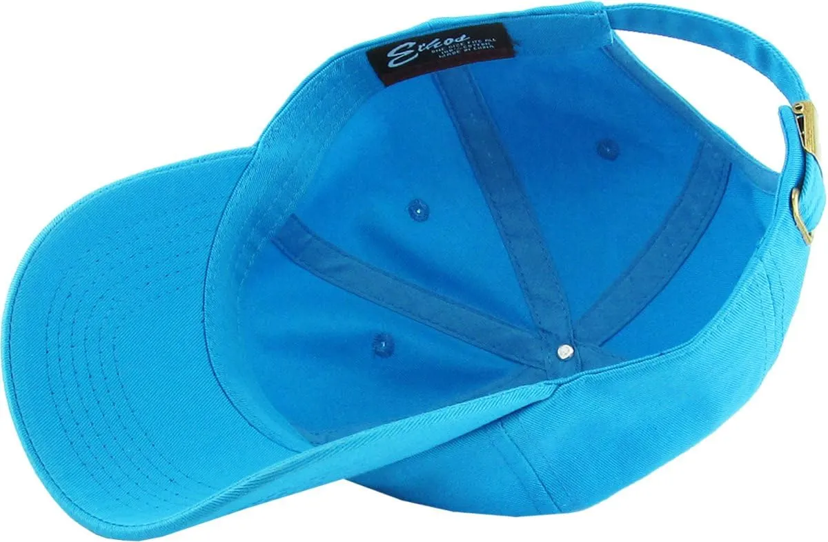 KBETHOS® Classic Cotton Adjustable Low Crown Cotton Baseball Cap