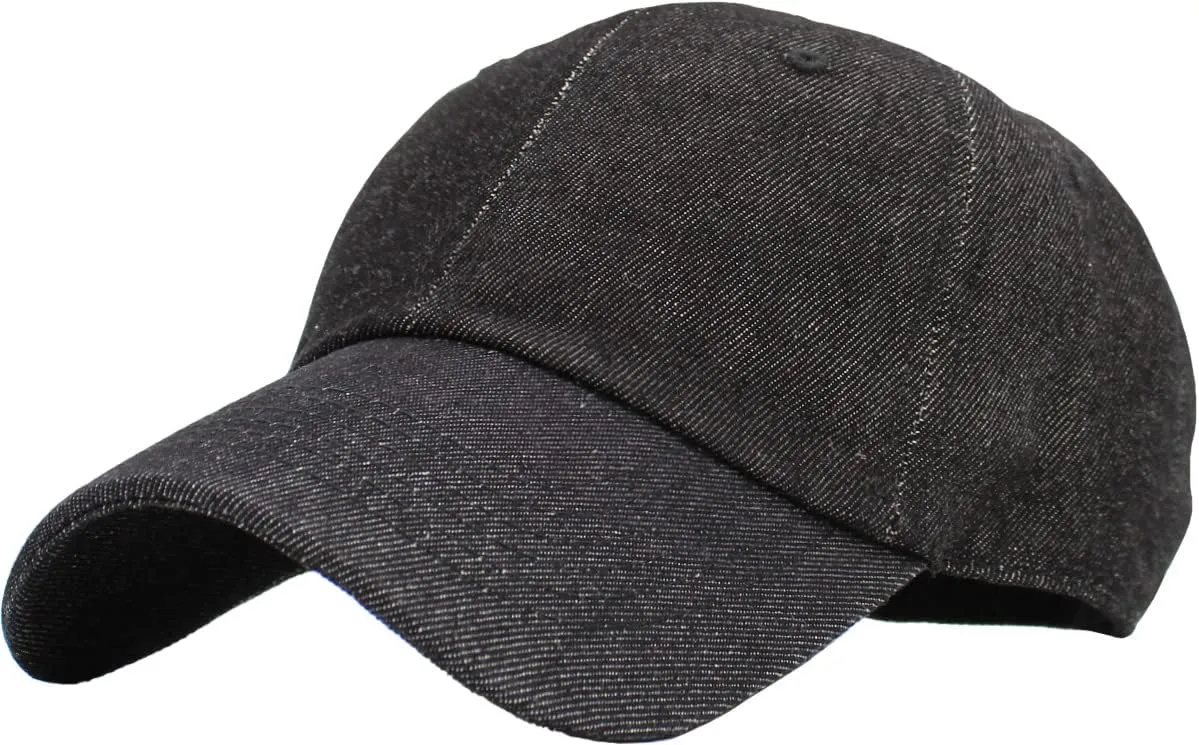 KBETHOS® Classic Cotton Adjustable Low Crown Cotton Baseball Cap