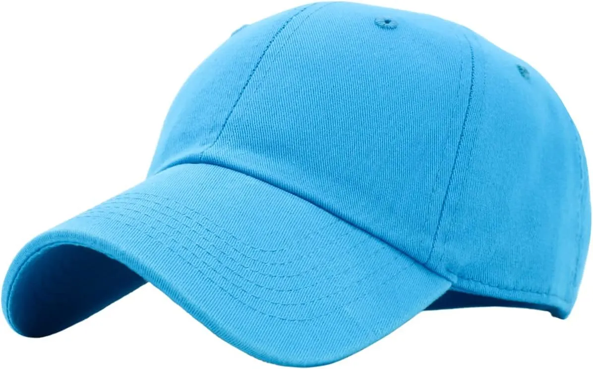 KBETHOS® Classic Cotton Adjustable Low Crown Cotton Baseball Cap