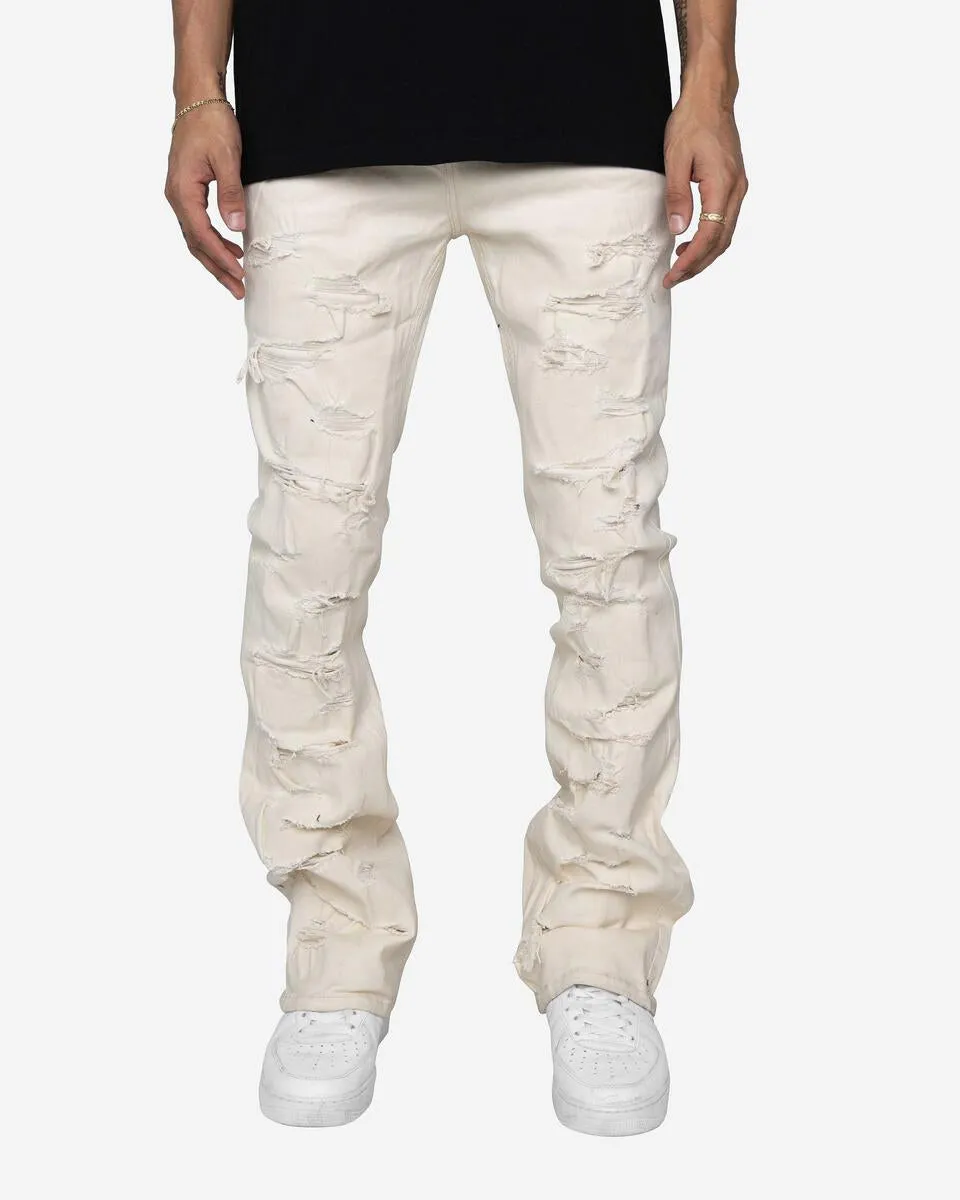 KENNY FLARE JEANS - CREAM
