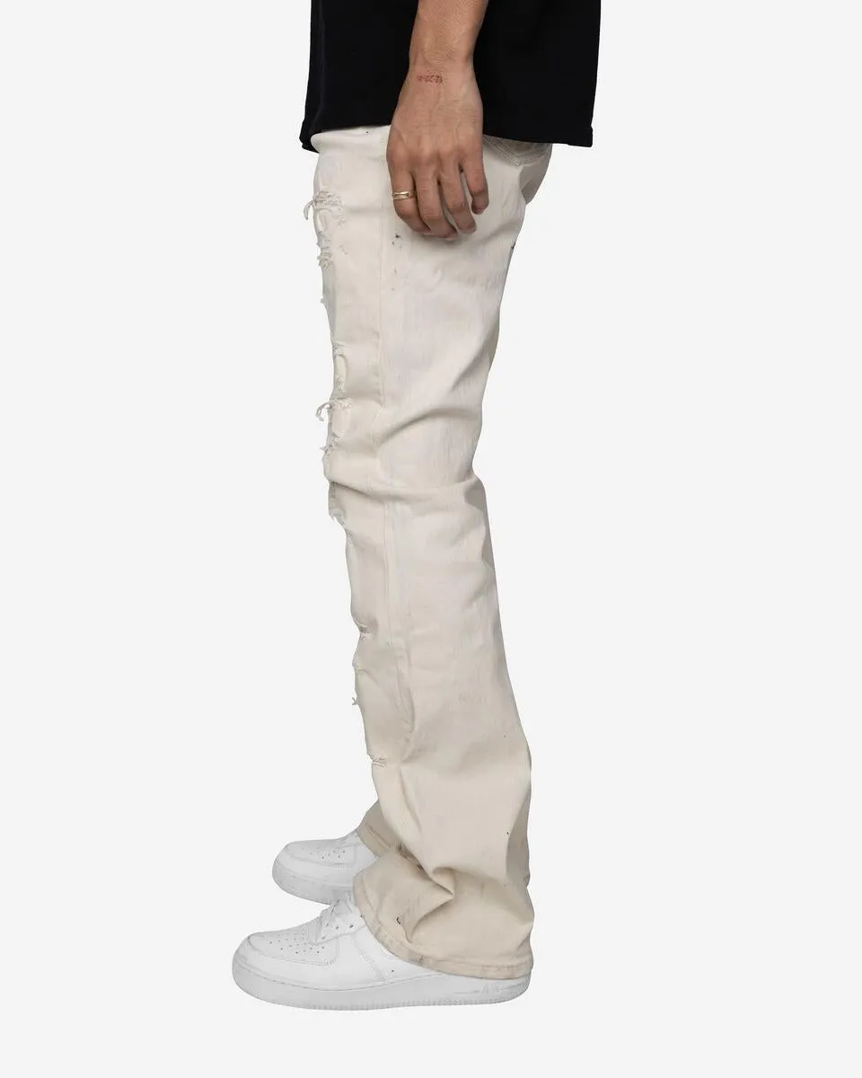 KENNY FLARE JEANS - CREAM