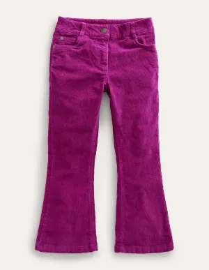 Kick Flare Jean-Chrysanthemum Purple Cord