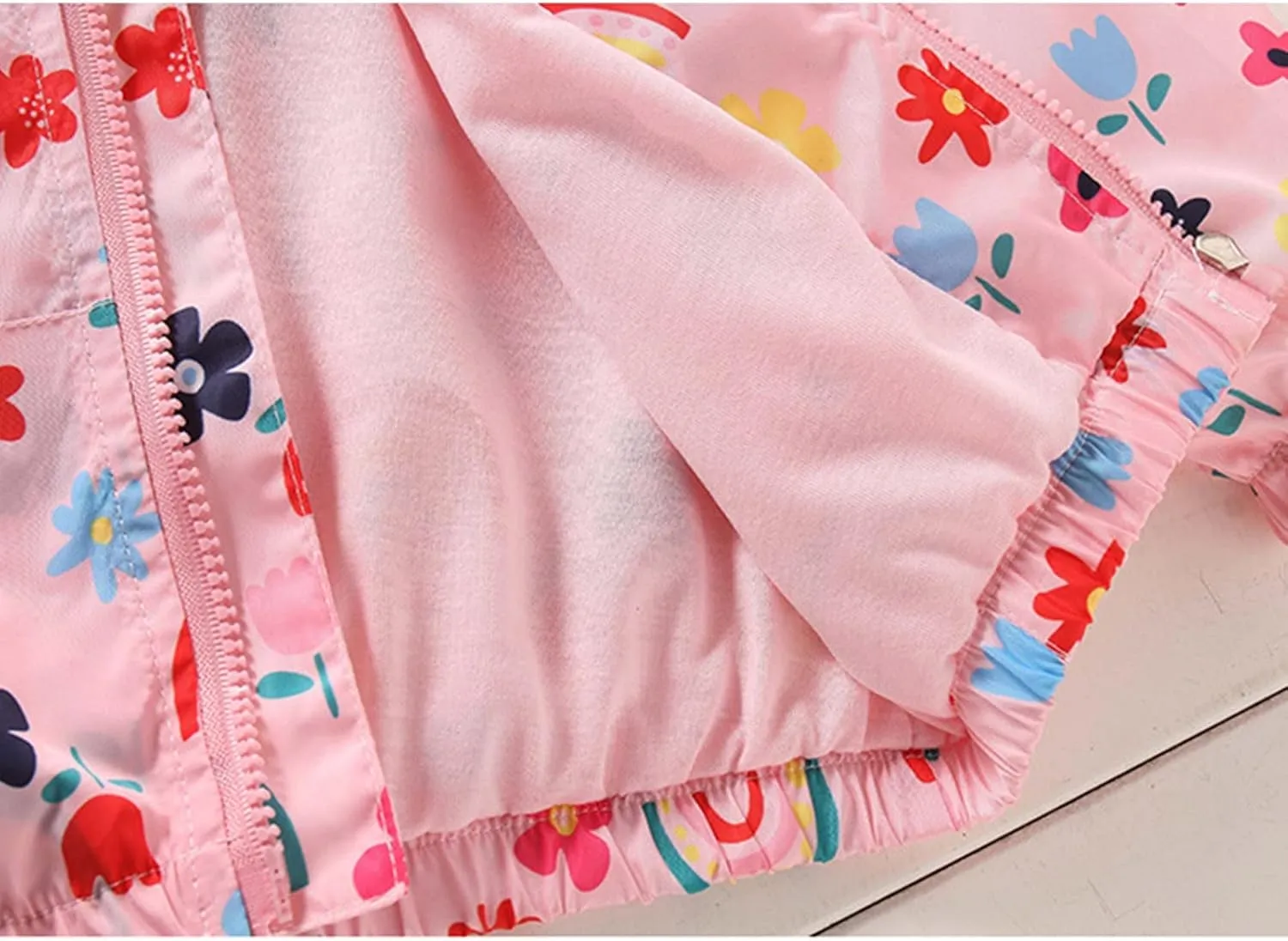 Kids Boys Girls Fleece Lined Windbreaker Jacket Fashion Prints Hoodie for Fall Winter 3T Rain Jacket Boys