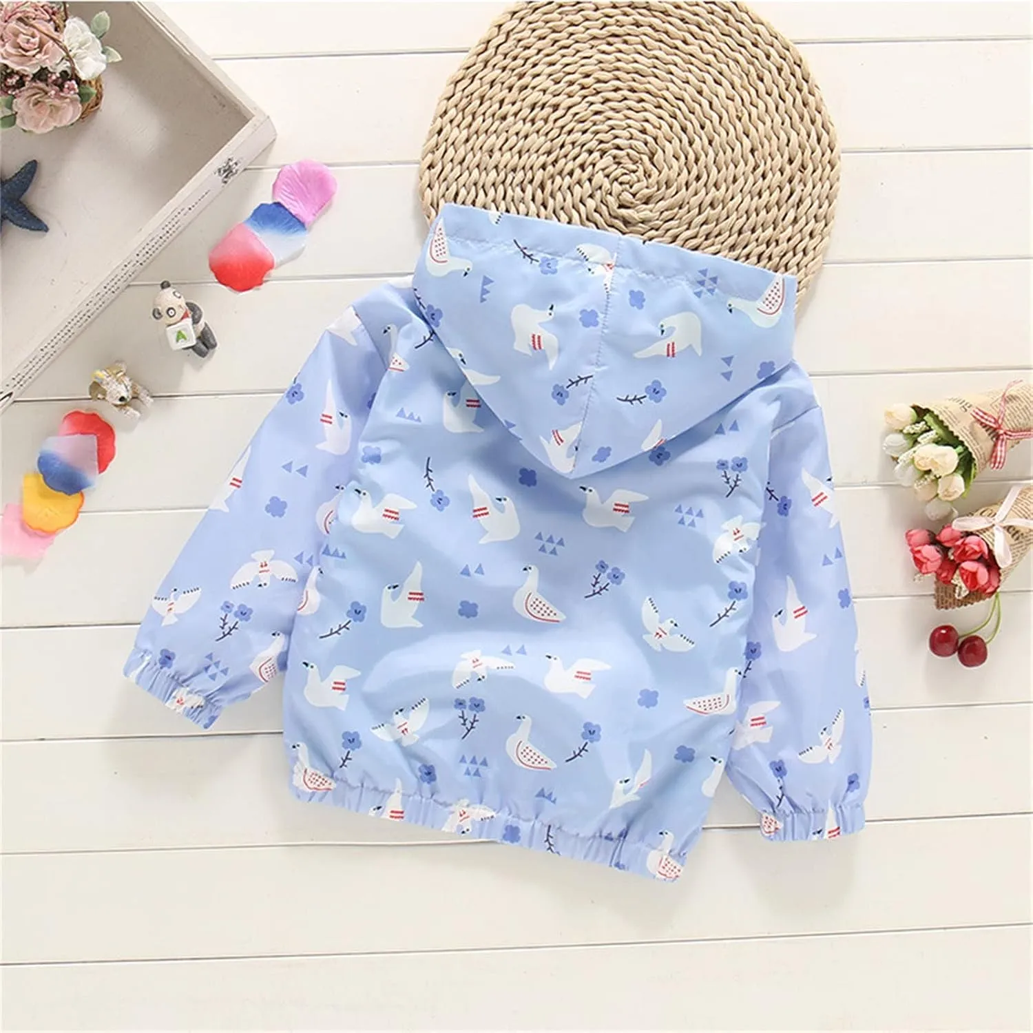 Kids Boys Girls Fleece Lined Windbreaker Jacket Fashion Prints Hoodie for Fall Winter 3T Rain Jacket Boys