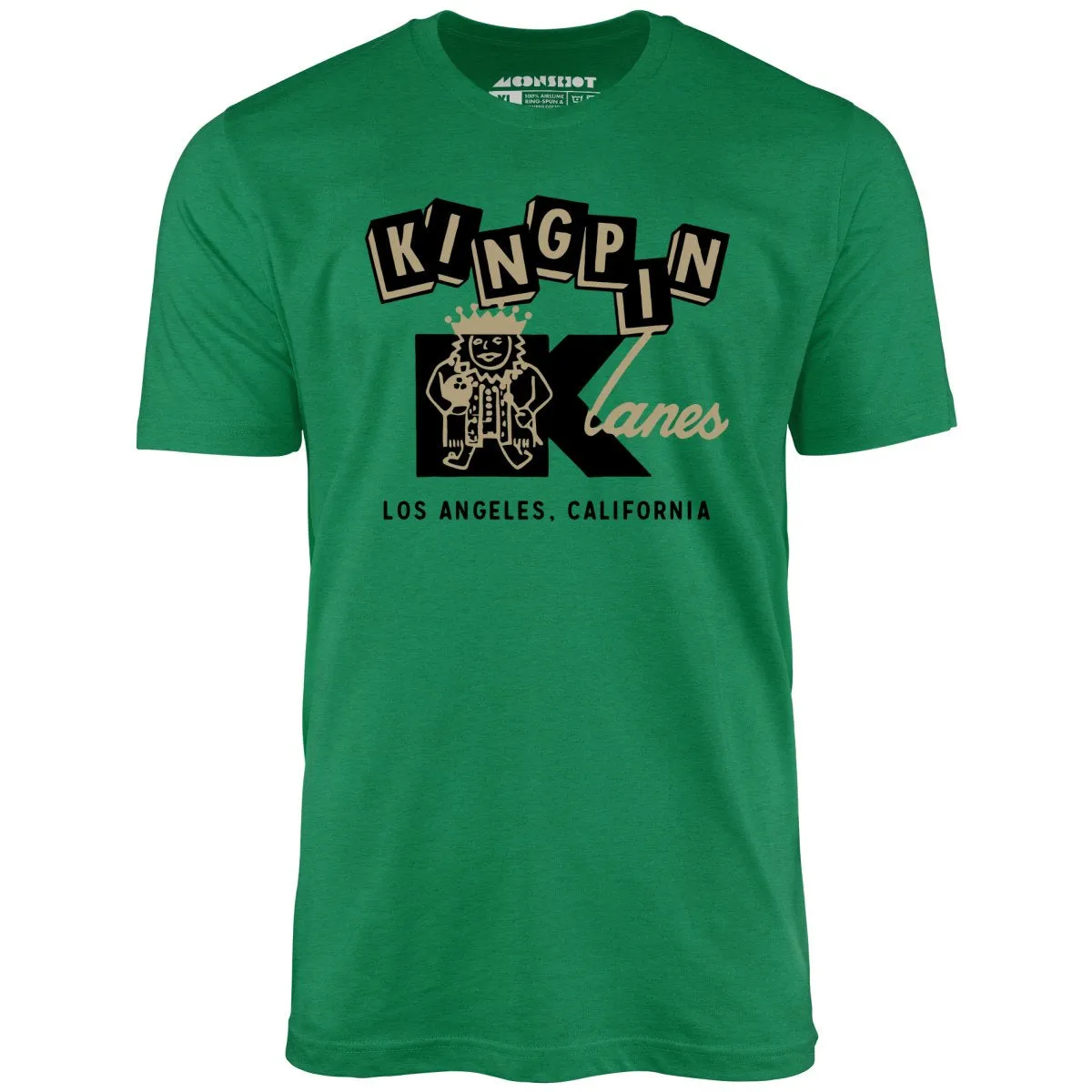 Kingpin Lanes - Los Angeles, CA - Vintage Bowling Alley - Unisex T-Shirt