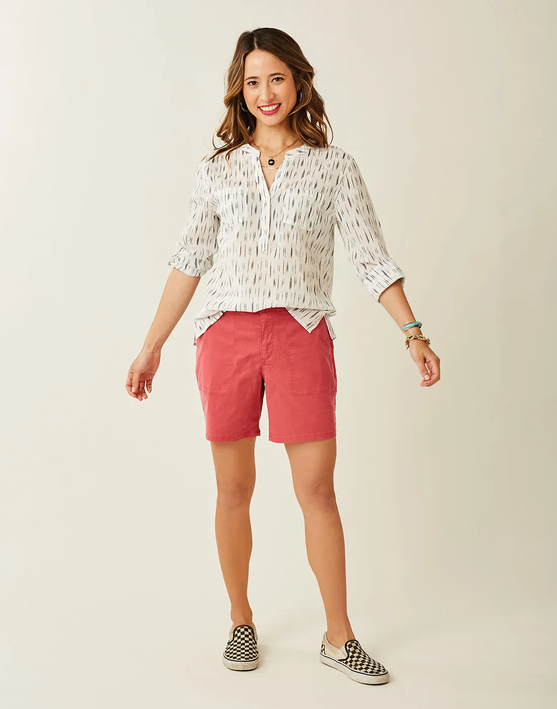 Kingston Short: Light Red - FINAL SALE