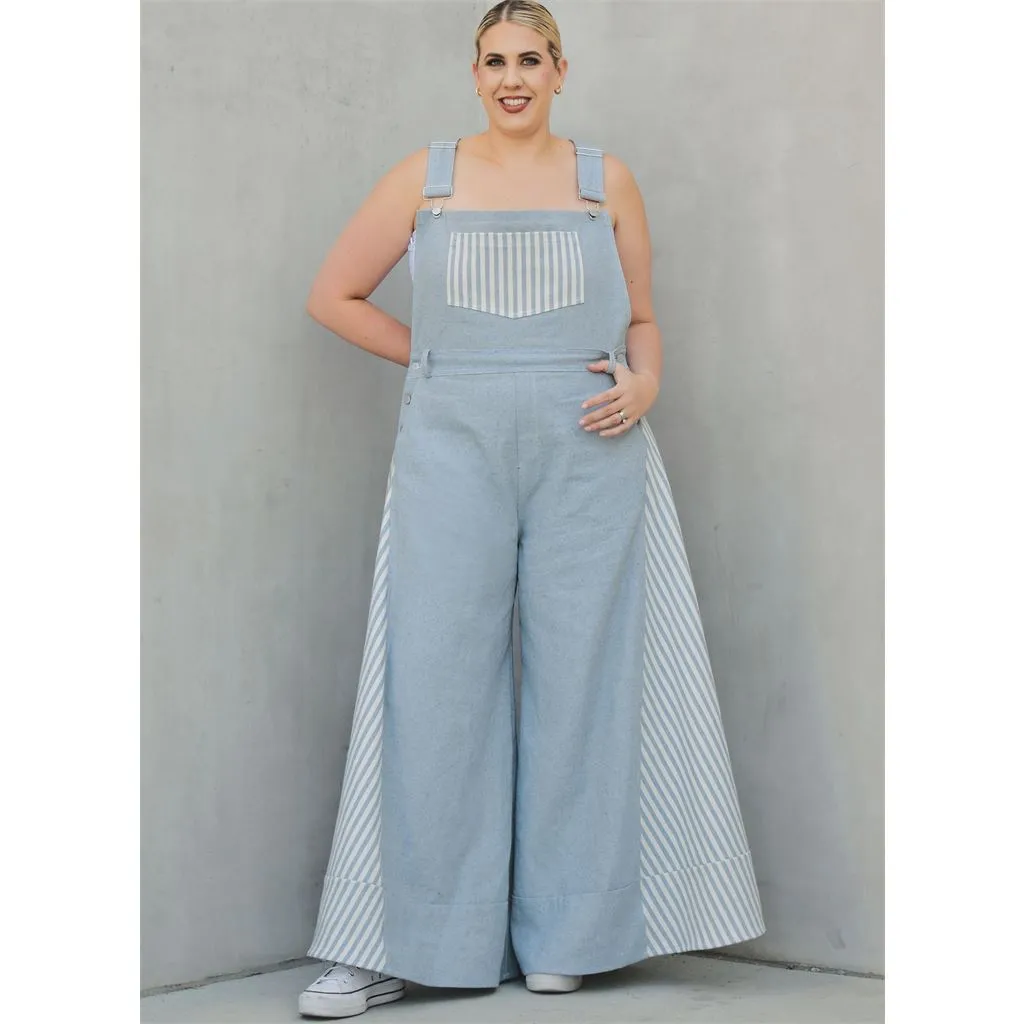 Know Me Pattern ME2062 Misses' Overalls by Alisha Grace