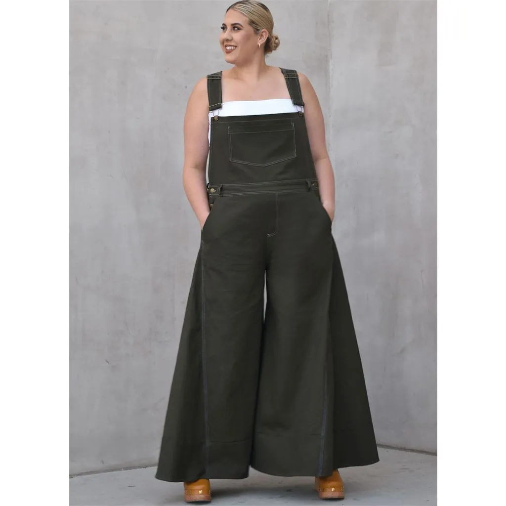 Know Me Pattern ME2062 Misses' Overalls by Alisha Grace