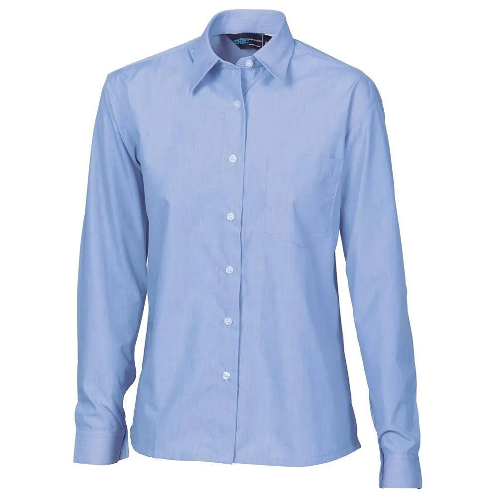 Ladies Regular Collar Long Sleeve Shirt