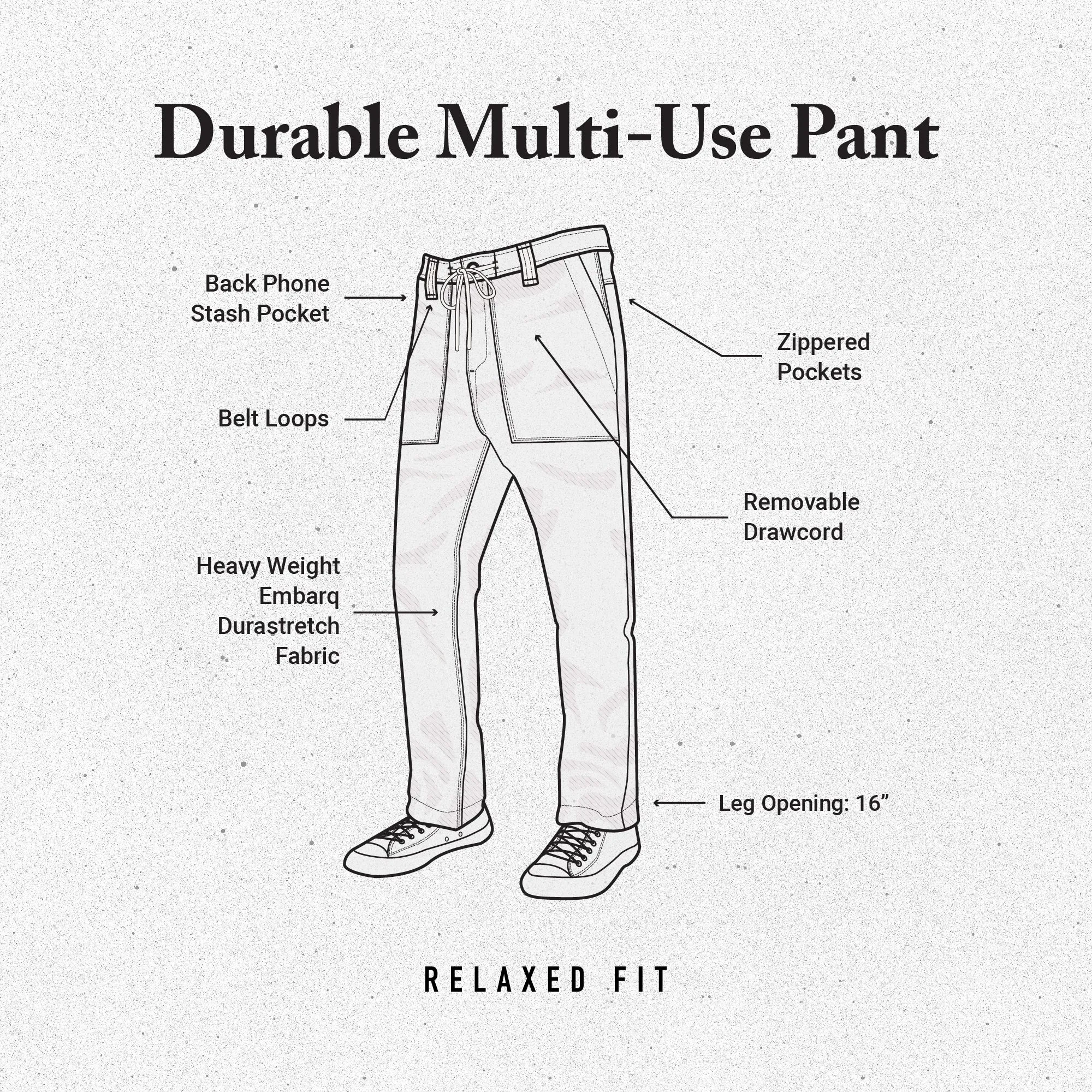 Layover Utility Pants - Military