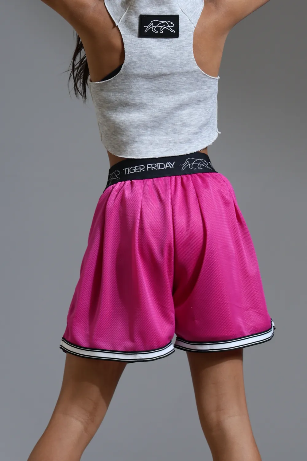 Layup Athletic Shorts - Raspberry