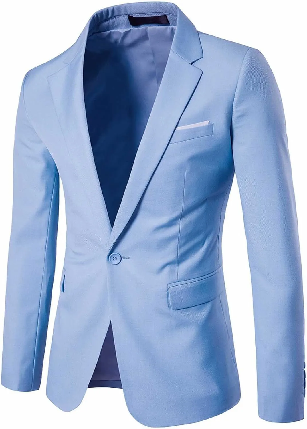 LCMTWX Mens Blazer Jacket 2024 Casual Men's Tops Jacket Fit One Button Fashion Men's Coats Jackets Black Suits For Men Men