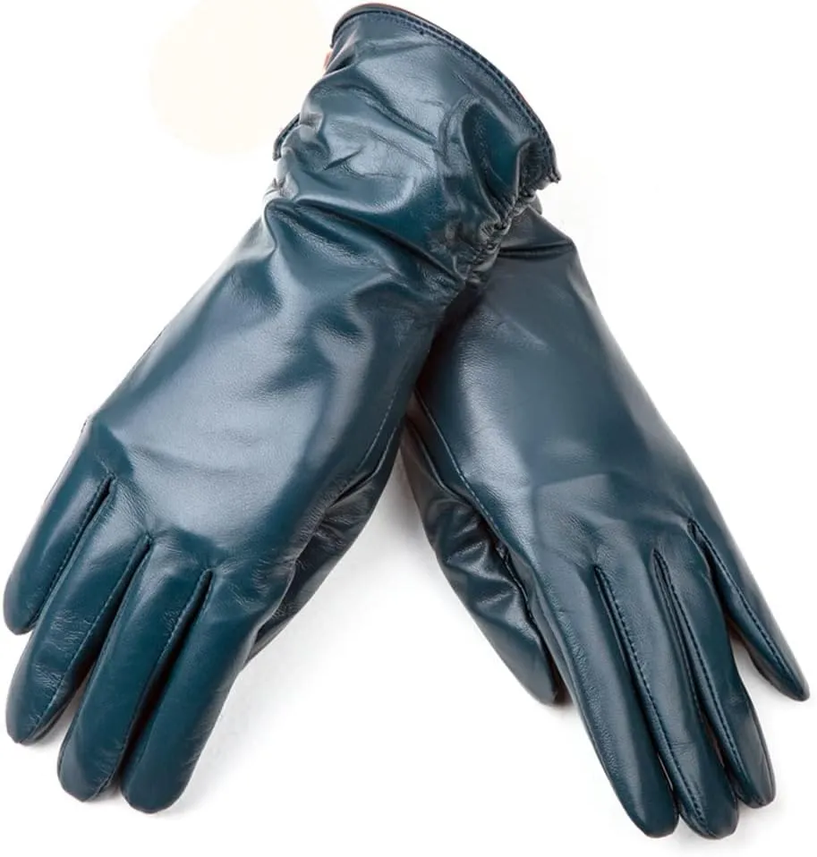 Leather Gloves Genuine Leather Gloves Female Genuine Leather Winter Gloves Female