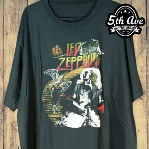 Led Zeppelin North American Tour 1971 - New Vintage Band T shirt