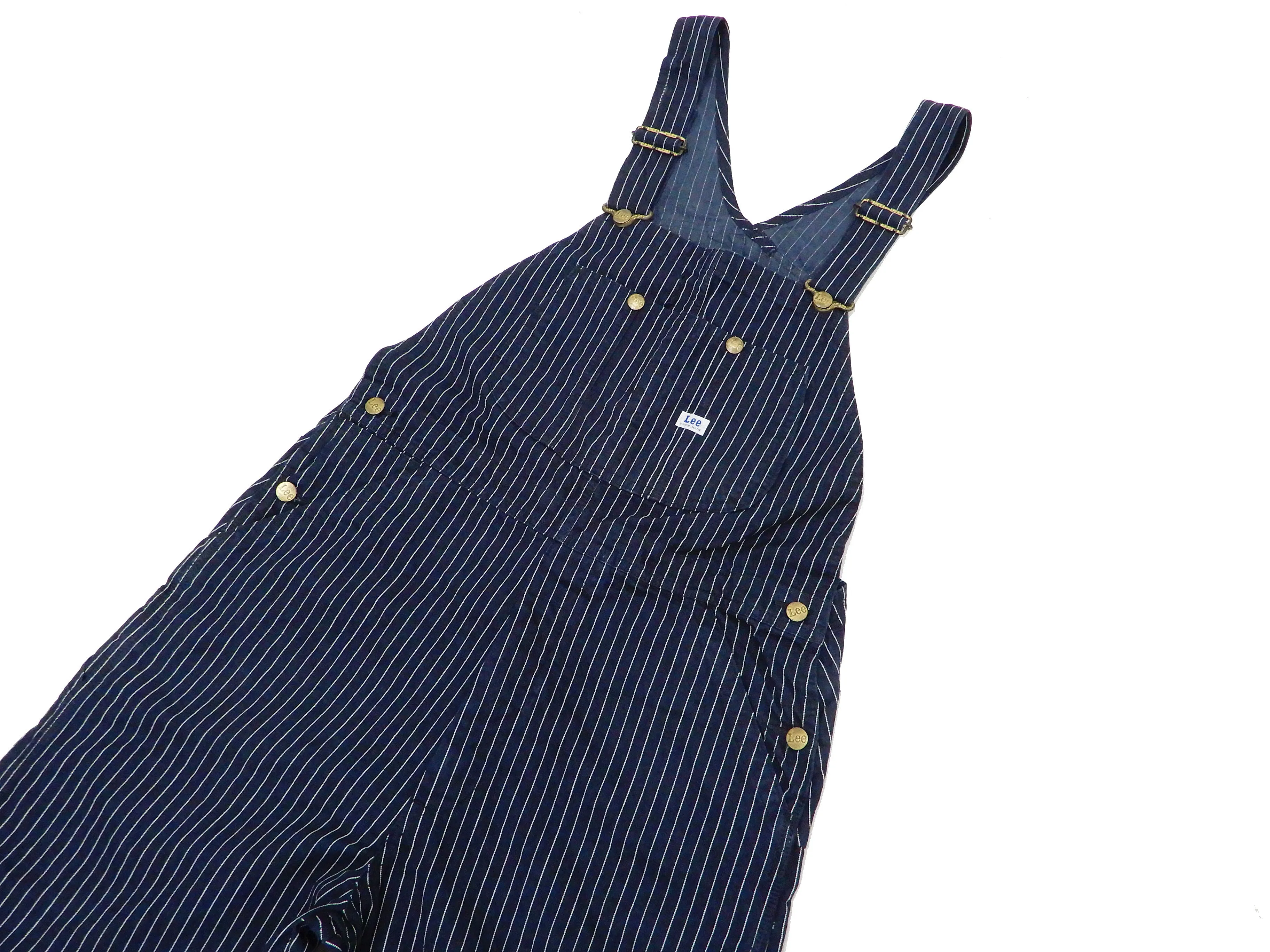 Lee Overalls Men's Casual Fashion Wabash Stripe Bib Overall High-Back LM7254 LM7254-1204