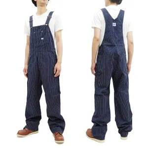 Lee Overalls Men's Casual Fashion Wabash Stripe Bib Overall High-Back LM7254 LM7254-1204