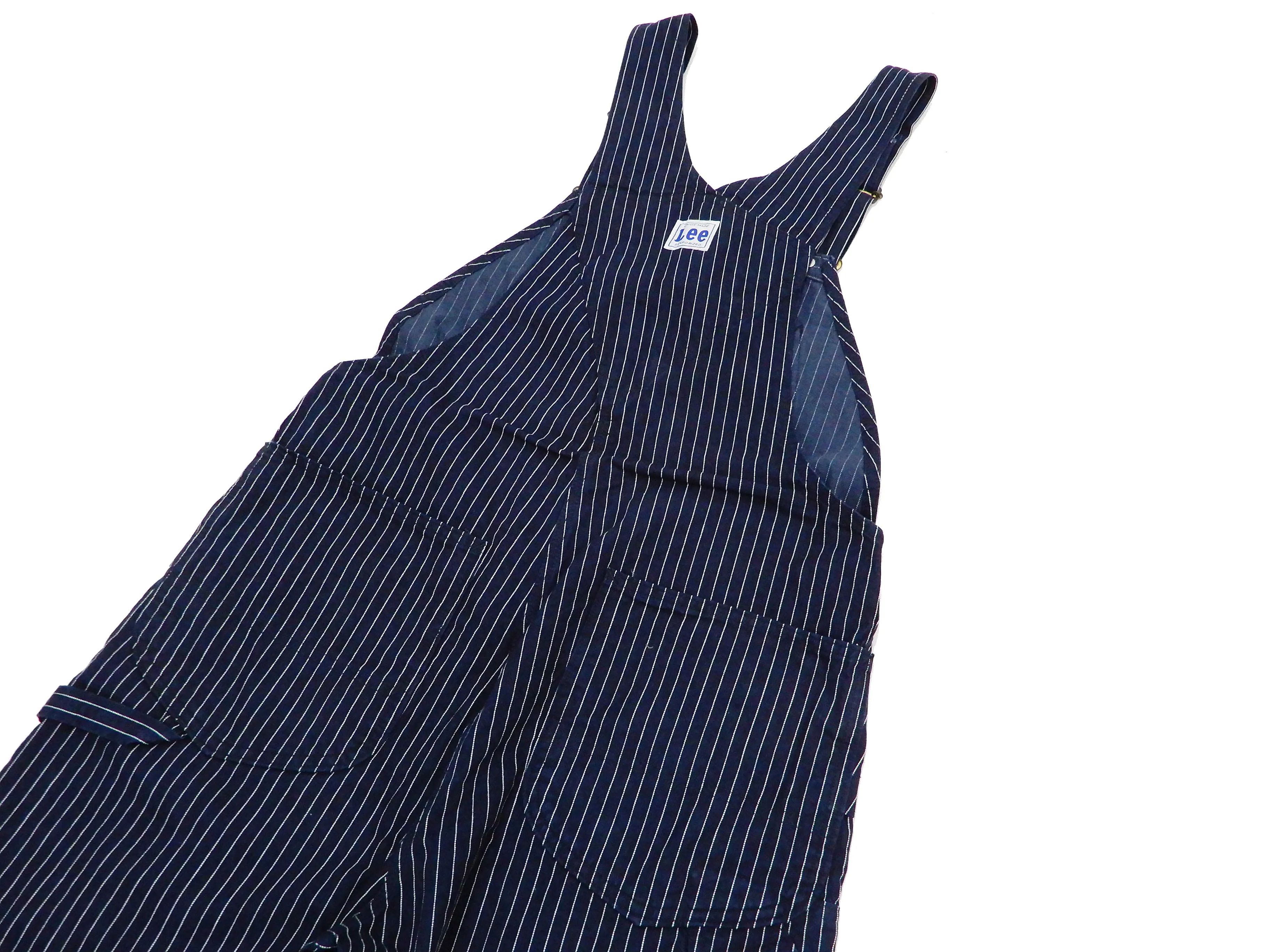 Lee Overalls Men's Casual Fashion Wabash Stripe Bib Overall High-Back LM7254 LM7254-1204