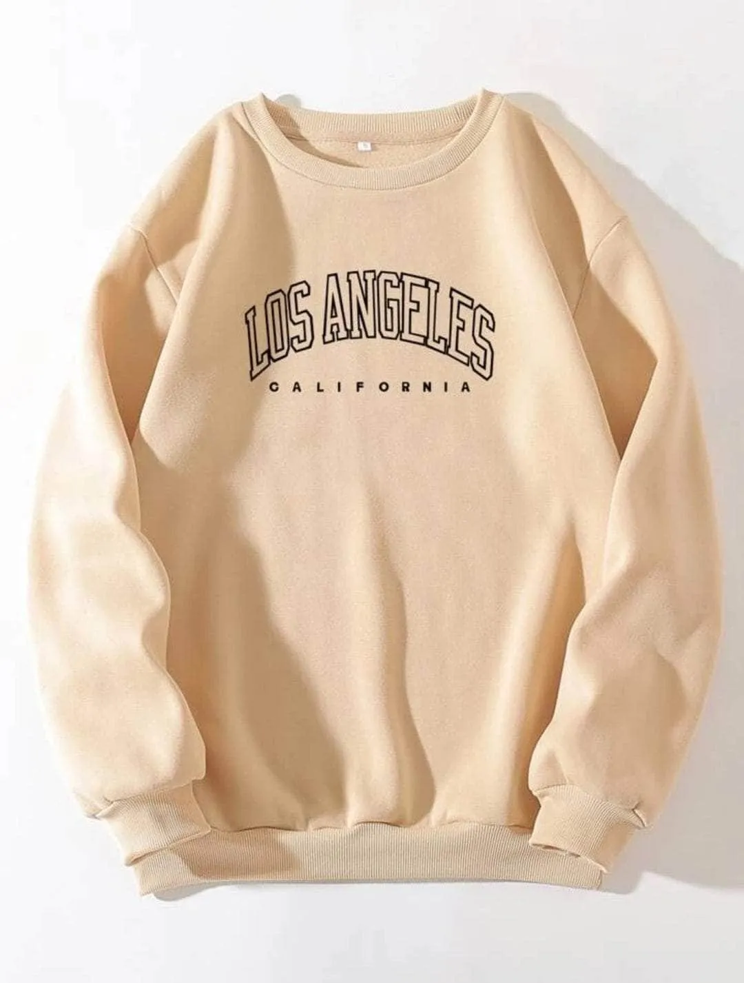 Lemon Tart Women's Printed Sweatshirt LTWPRSW1 - Cream