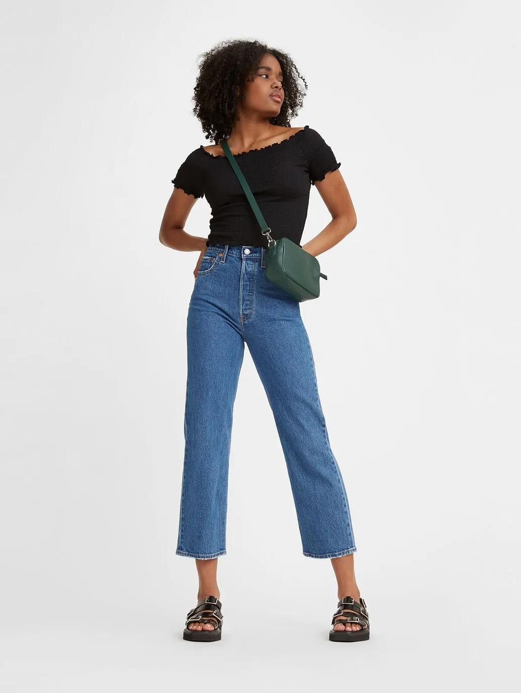 Levi's Ribcage Straight Ankle Jeans Denim 72693-0117
