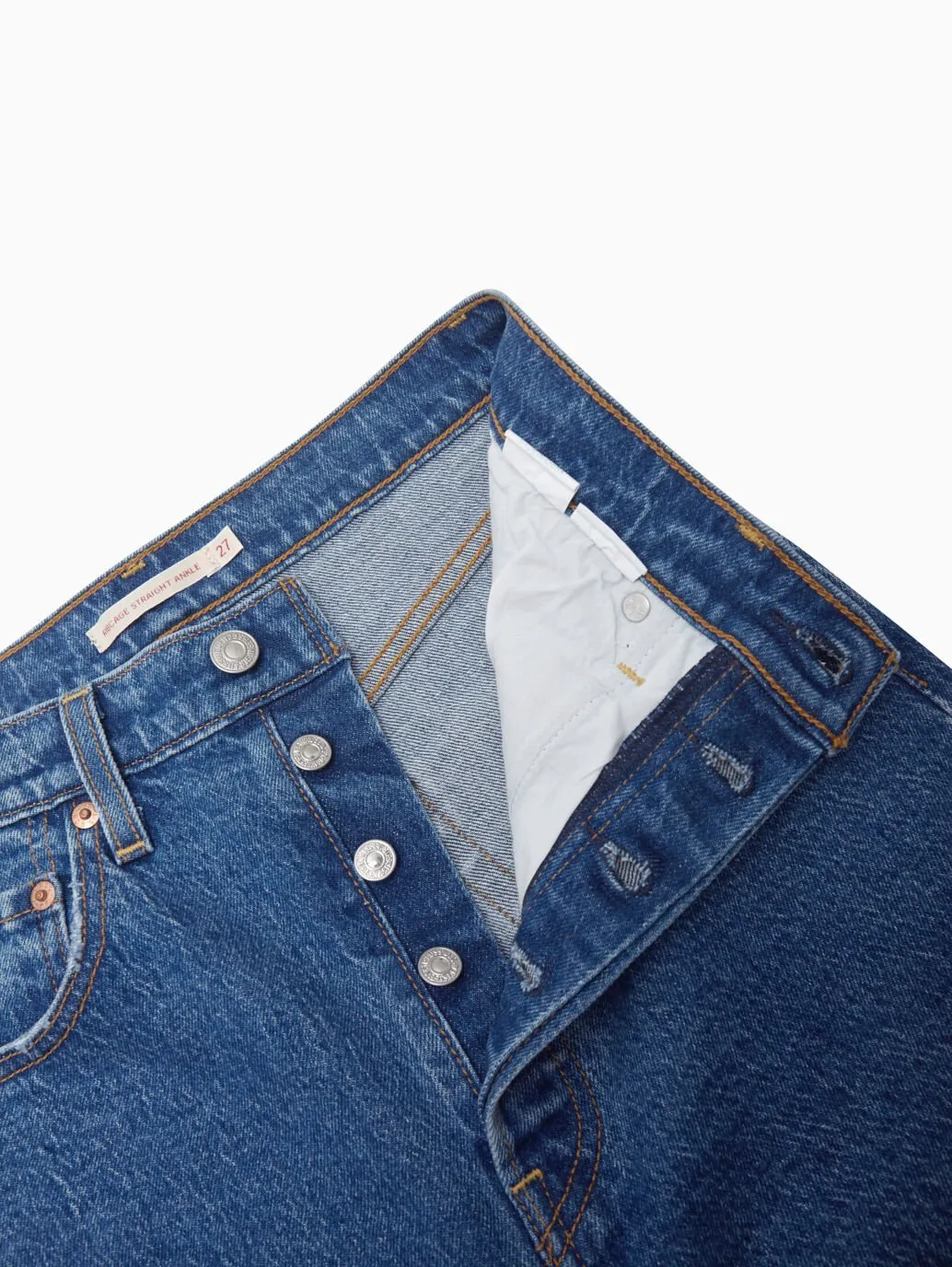 Levi's Ribcage Straight Ankle Jeans Denim 72693-0117
