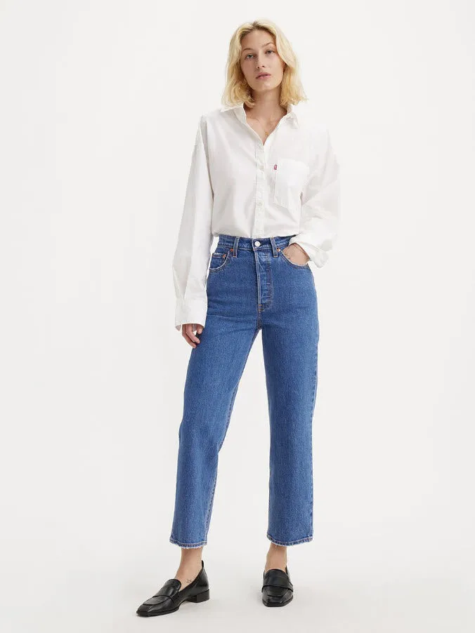 Levi's Ribcage Straight Ankle Jeans Denim 72693-0117