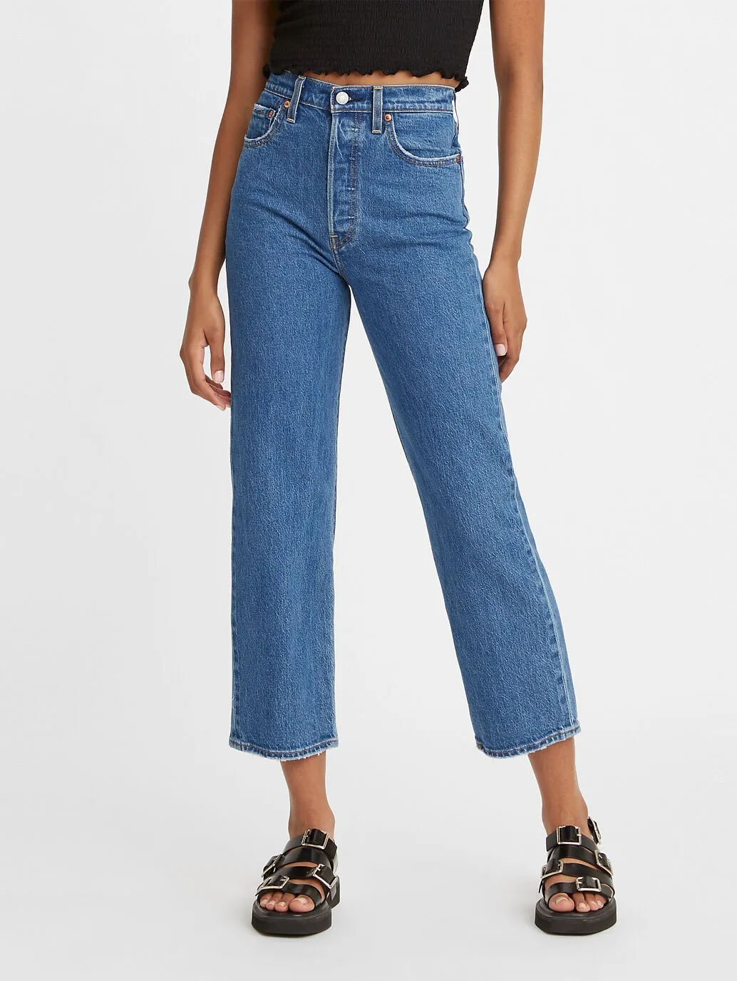 Levi's Ribcage Straight Ankle Jeans Denim 72693-0117