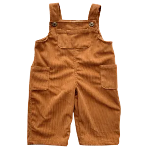 Liam Corduroy Overalls - Caramel