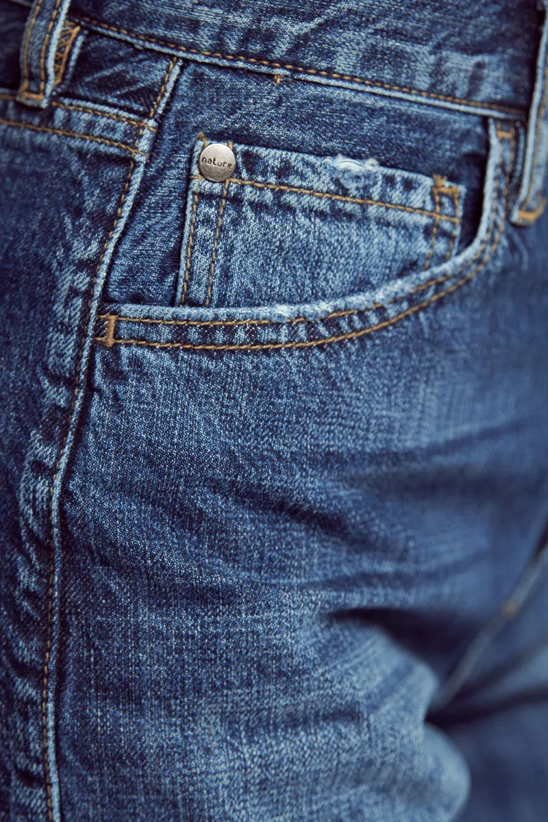 Liberty High Rise Straight Jeans