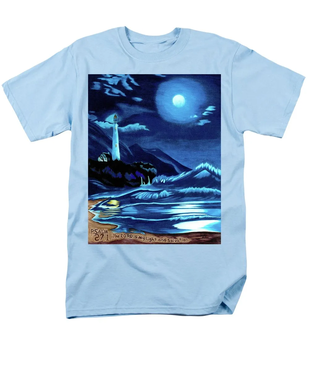 Lighthouse Moonlit Sky - Men's T-Shirt  (Regular Fit)
