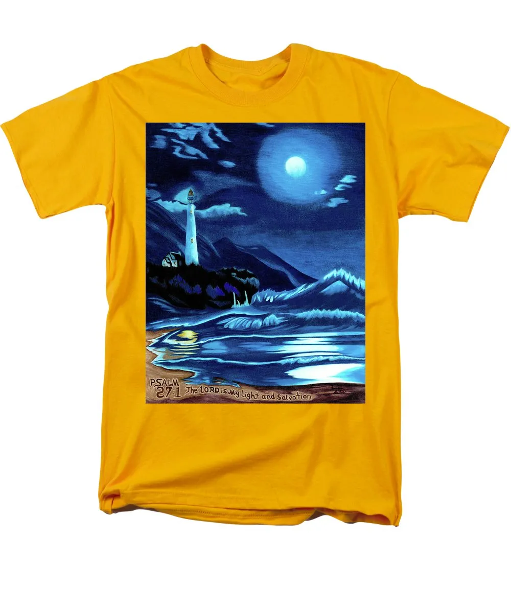 Lighthouse Moonlit Sky - Men's T-Shirt  (Regular Fit)
