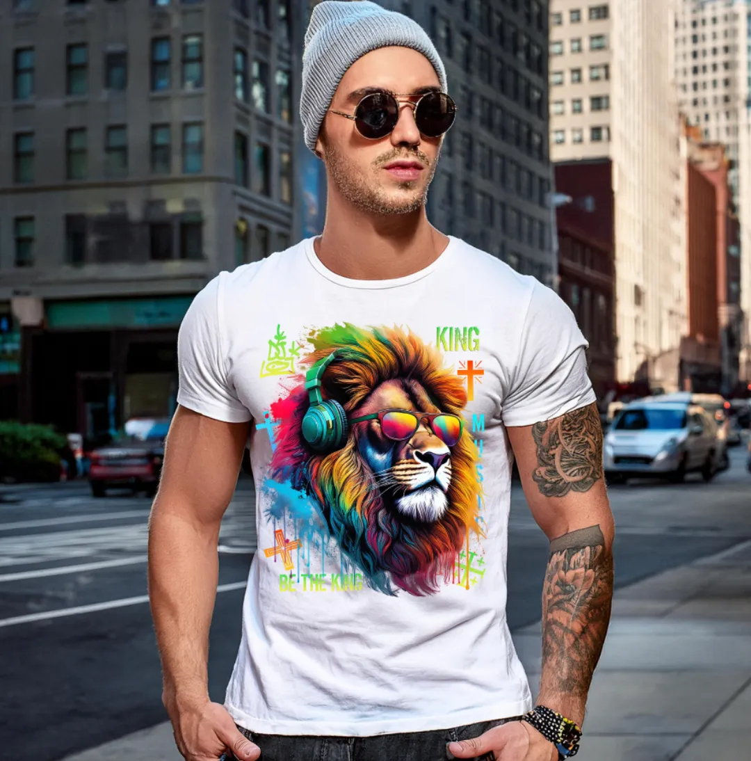 Lion Jamaican DJ Art Exclusive T-Shirts | GM TM