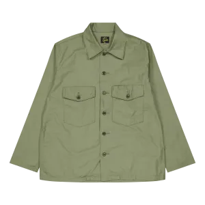 L/s Fatigue Shirt - Back Satee A-olive