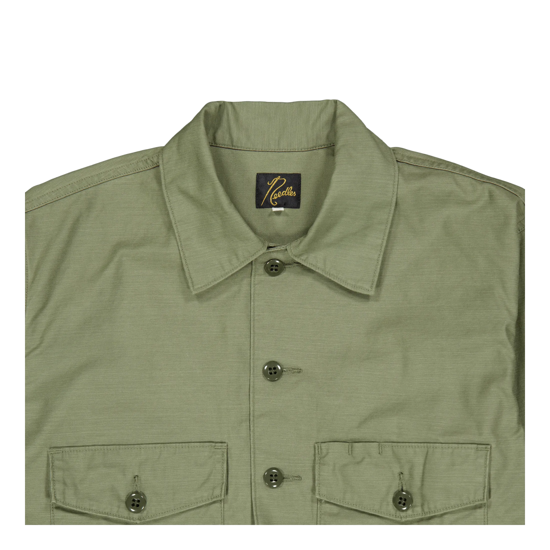 L/s Fatigue Shirt - Back Satee A-olive