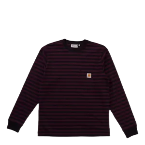 L/s Parker Pocket T-shirt Parker Stripe, Dark Navy / Boy