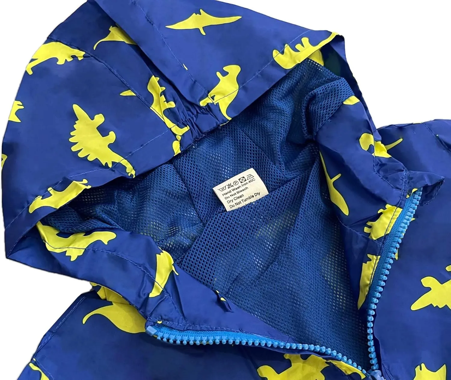 lymanchi Kids Baby Boy Dinosaur Hooded Zip Jackets Windbreaker Casual Outerwear