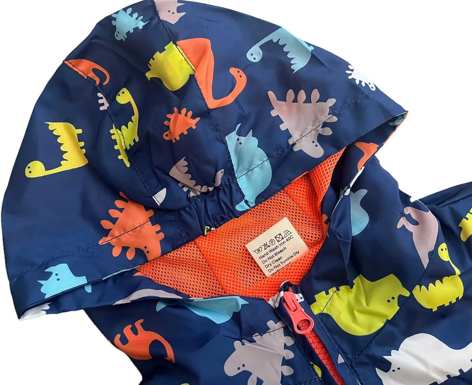 lymanchi Kids Baby Boy Dinosaur Hooded Zip Jackets Windbreaker Casual Outerwear