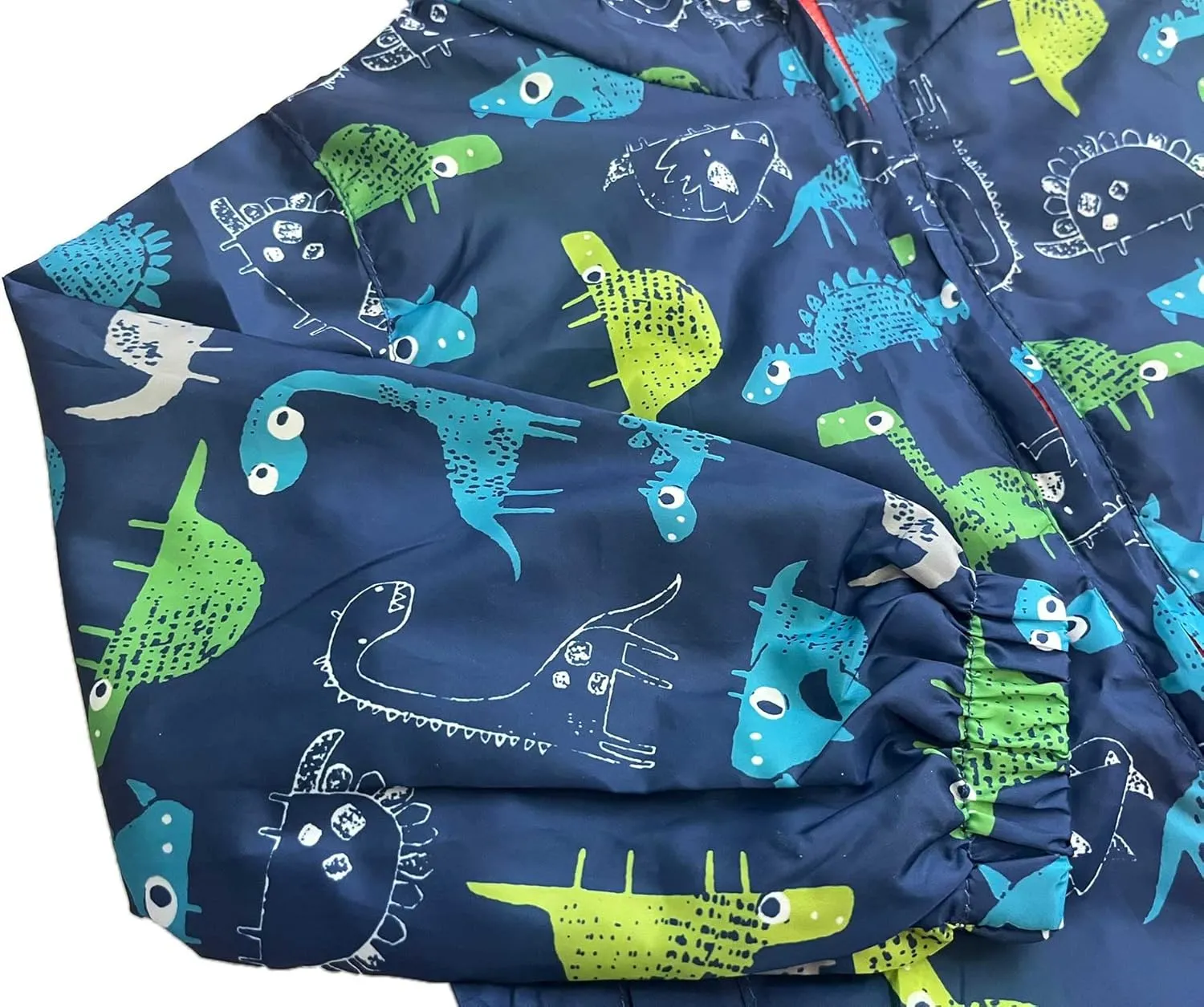 lymanchi Kids Baby Boy Dinosaur Hooded Zip Jackets Windbreaker Casual Outerwear