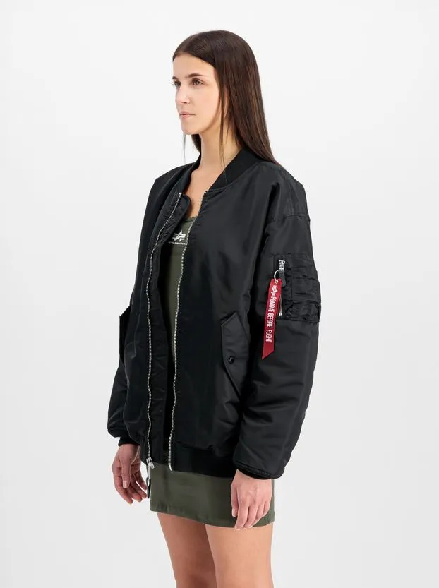 MA-1 Core Bomber Jacket Women Zwart
