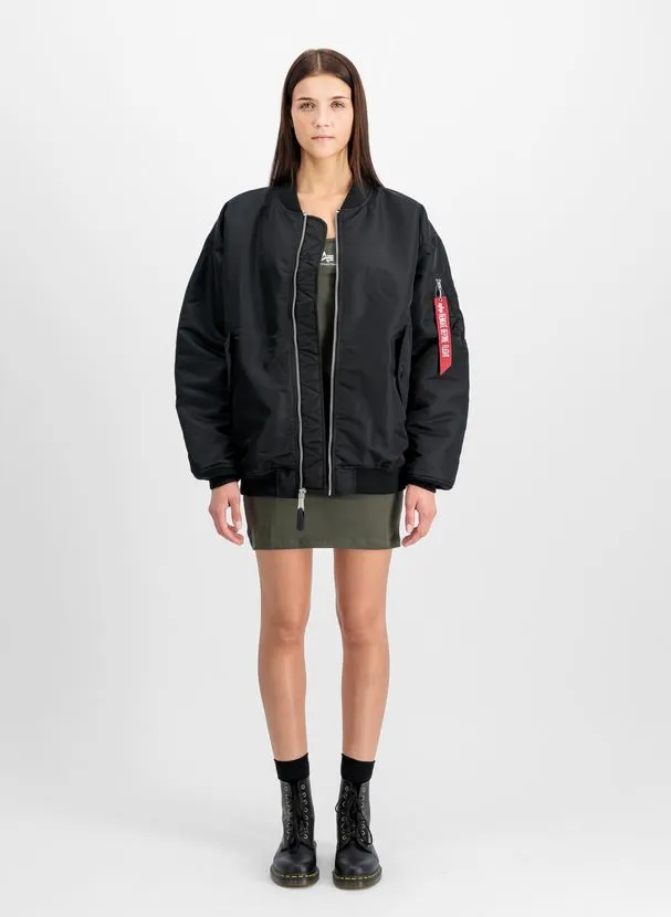 MA-1 Core Bomber Jacket Women Zwart