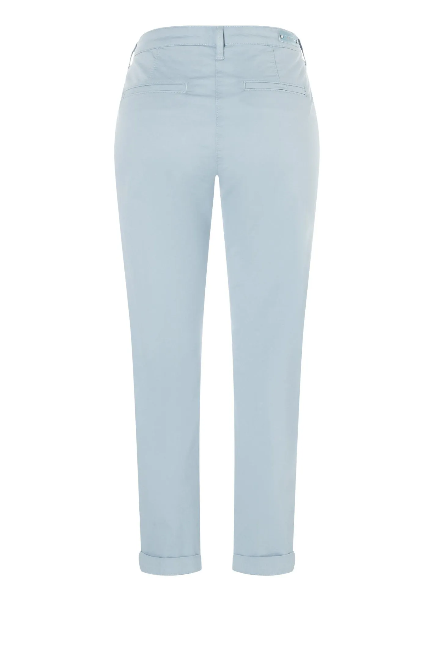 MAC Cotton Ice Blue Chino Turn Up 3075-00-0434-151R