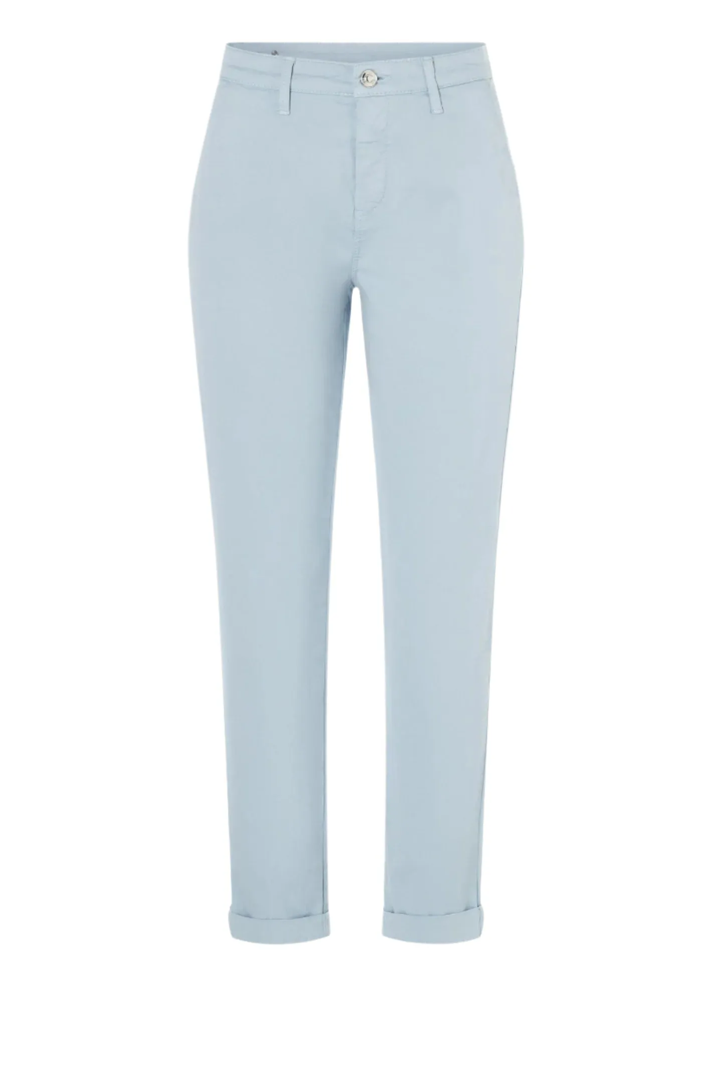 MAC Cotton Ice Blue Chino Turn Up 3075-00-0434-151R