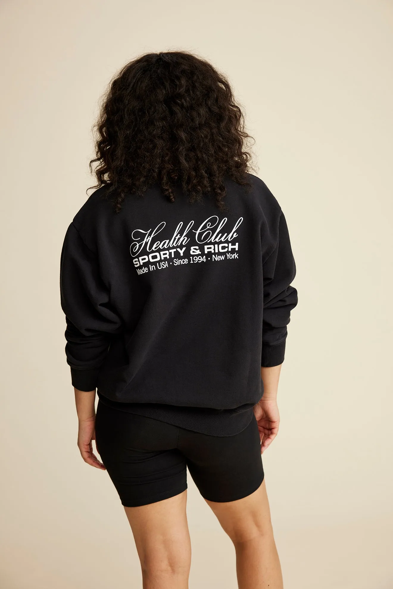 Made In USA Crewneck - Black/White
