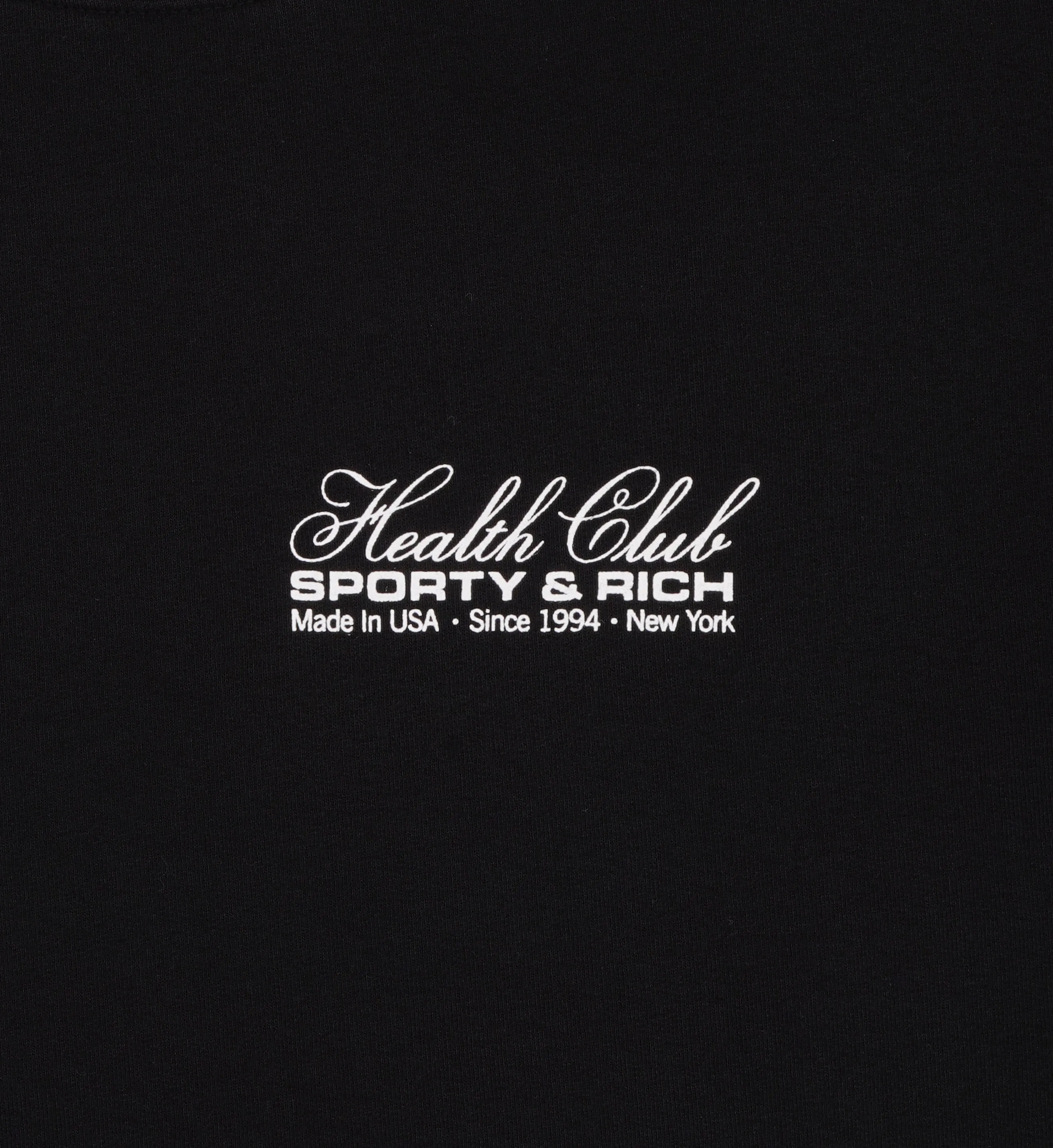 Made In USA Crewneck - Black/White