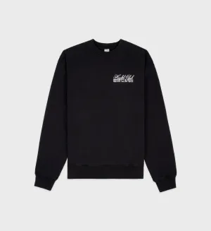 Made In USA Crewneck - Black/White
