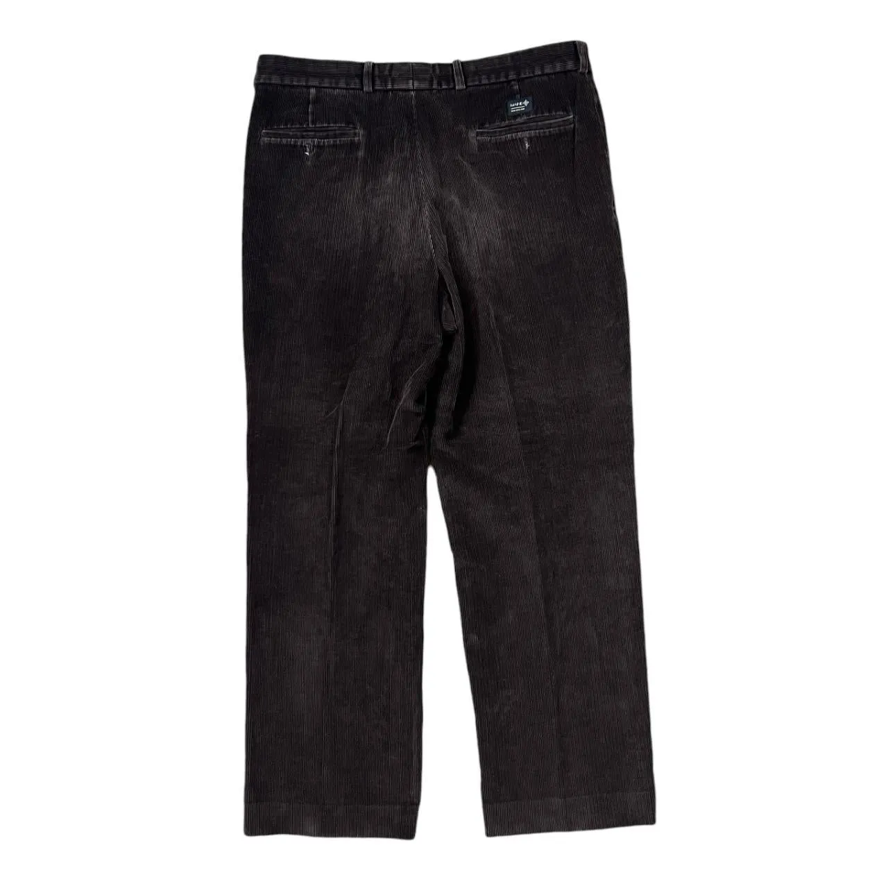 MAINE New England Classic Dark Brown Corduroy Cord Straight Leg Trousers
