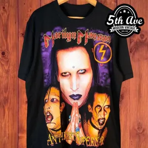 Marilyn Manson Antichrist Superstar - New Vintage Band T shirt