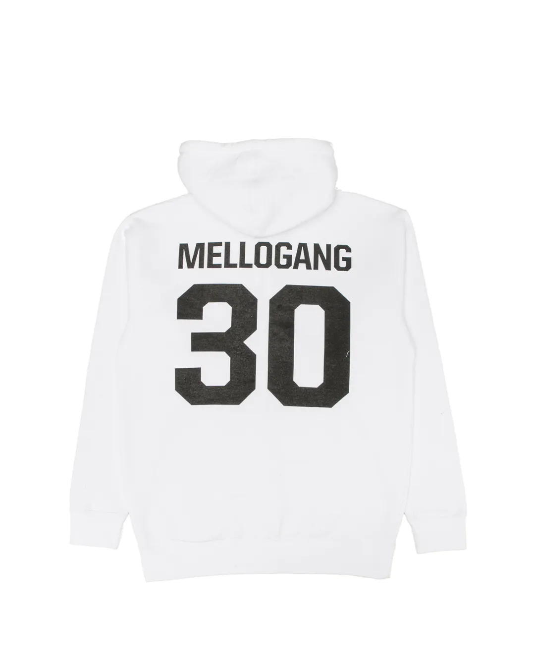 MELLOGANG 30 Zip-Up Hoodie — White